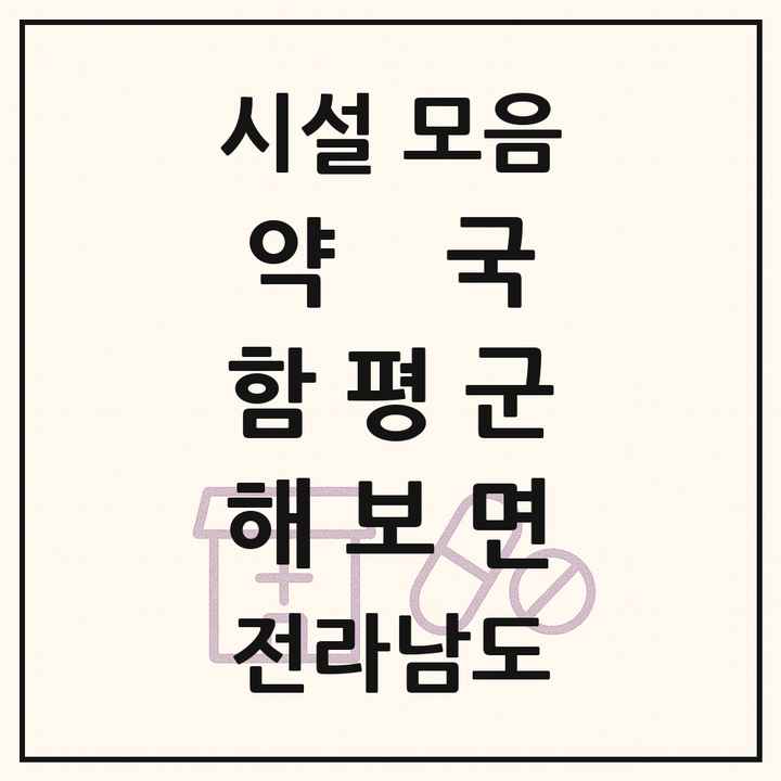 전라남도 함평군 해보면 약국 목록